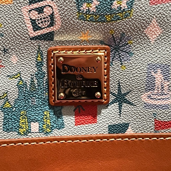 Disney Dooney and Bourke Fantasyland Zip Satchel - Picture 2 of 14